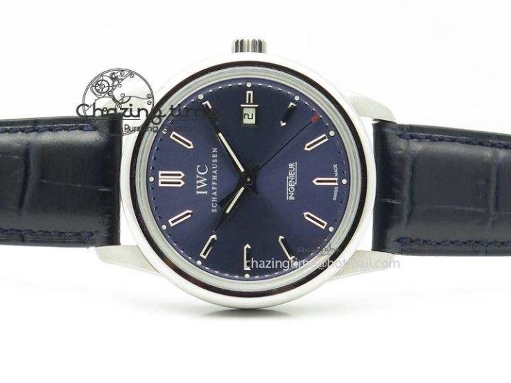 MIROTIME 0728 UrbanChic Ingeniuer St.Laurens SS Blue Dial MK 1:1 Best Edition On Black Leather Strap A 7366